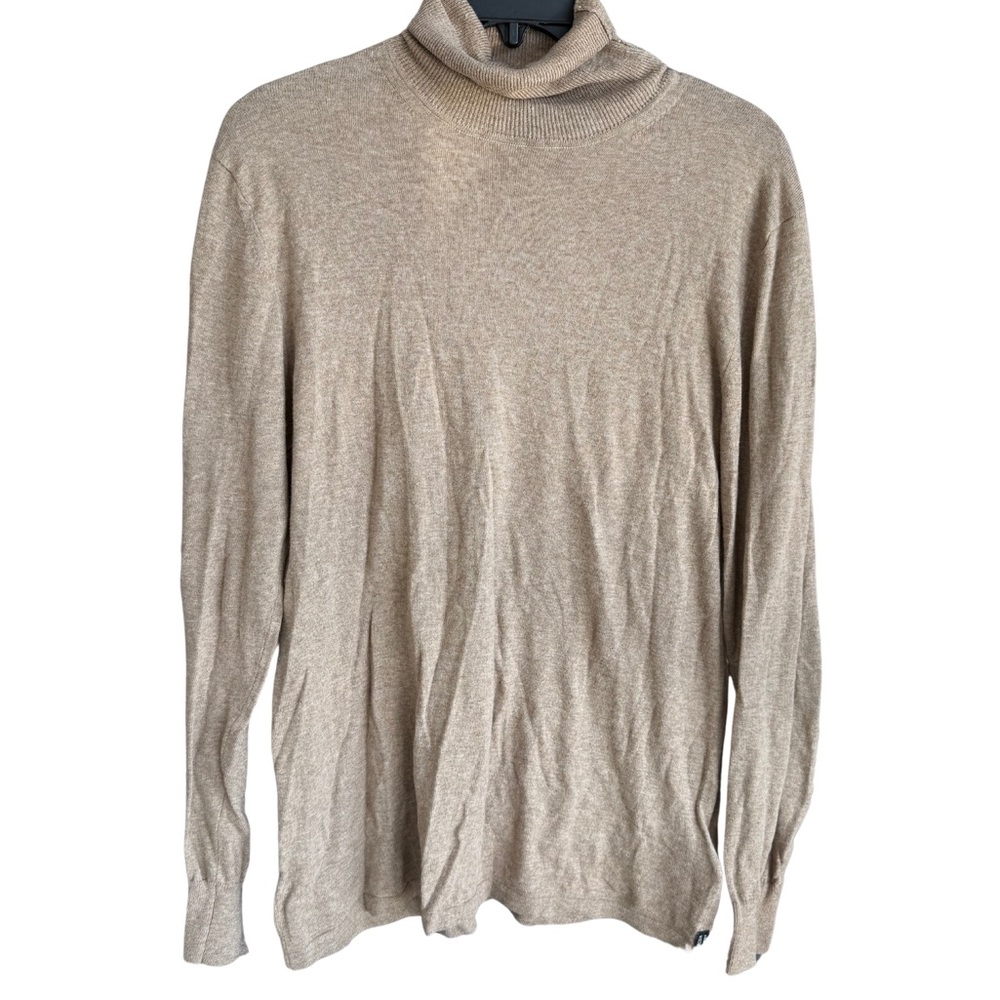 Scotch & Soda Amsterdam Couture Beige Turtleneck Sweater – Effortlessly Chic